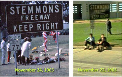 Stemmons Freeway sign